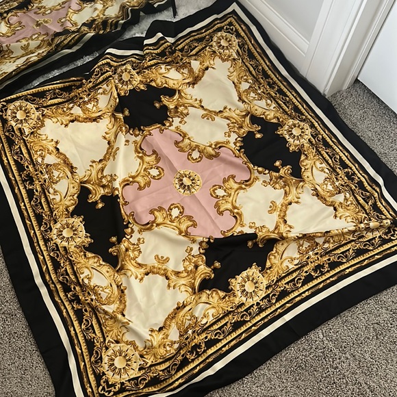 Large Square Silky Scarf - Picture 1 of 3